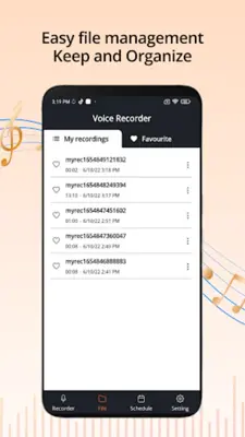 Voice Recorder android App screenshot 1