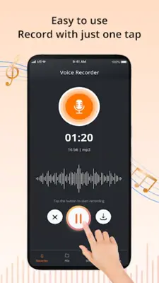 Voice Recorder android App screenshot 3