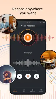 Voice Recorder android App screenshot 4